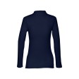 Рубашка-поло женская BERN WOMEN, д/р, тёмно-синий, M, 100% хлопок, плотность 210 г/м2