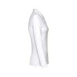 Рубашка-поло женская BERN WOMEN, д/р, белый, 2XL, 100% хлопок, плотность 210 г/м2