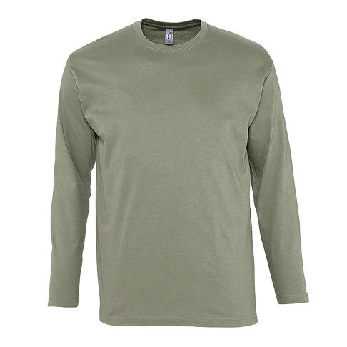 Футболка мужская с длинным рукавом MONARCH, хаки, 3XL, 100% хлопок, 150 г/м2 Футболка мужская с длинным рукавом MONARCH, хаки, 3XL, 100% хлопок, 150 г/м2