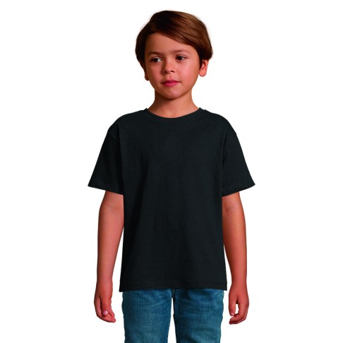 Футболка детская REGENT KIDS, чёрный, 4 года, 100% хлопок, 150 г/м2