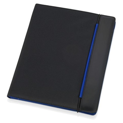 Папка для документов «Делос», черный/синий Папка для документов «Делос», черный/синий
