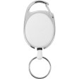 Ретрактор «Слип» с кольцом, белый/серебристый