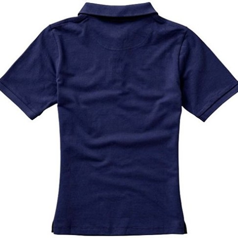 Calgary женская футболка-поло с коротким рукавом, темно-синий