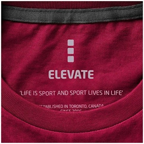 Nanaimo мужская футболка с коротким рукавом, бургунди