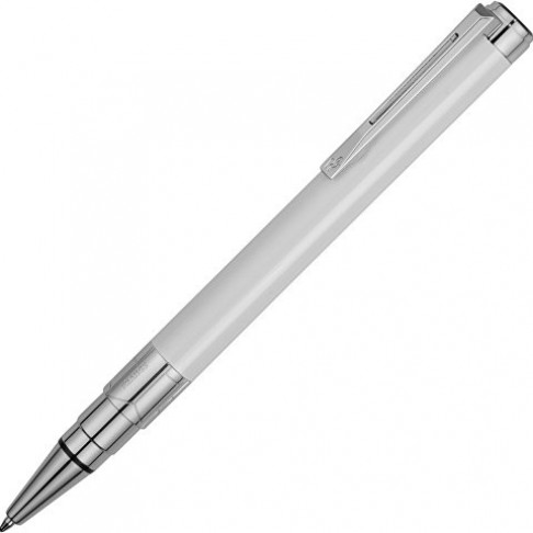 Ручка шариковая Waterman «Perspective Pure White CT M», белый/серебристый