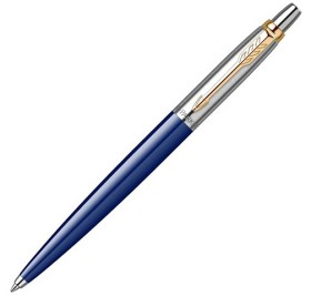 Шариковая ручка Parker Jotter K160, цвет: Blue/GT, стержень: M, цвет чернил: blue, в подарочной упак Шариковая ручка Parker Jotter K160, цвет: Blue/GT, стержень: M, цвет чернил: blue, в подарочной упак