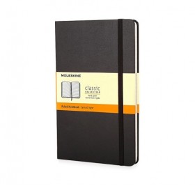 Записная книжка Moleskine Classic (в линейку) в твердой обложке, Pocket (9x14см), черный