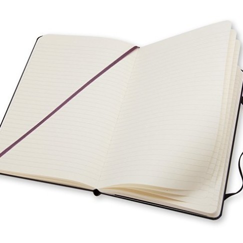 Записная книжка Moleskine Classic (в линейку) в твердой обложке, Large (13х21см), черный