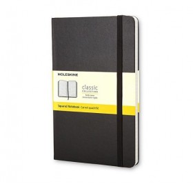 Записная книжка Moleskine Classic (в клетку) в твердой обложке, Large (13х21см), черный