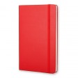 Записная книжка Moleskine Classic (в линейку) в твердой обложке, Pocket (9x14см), красный