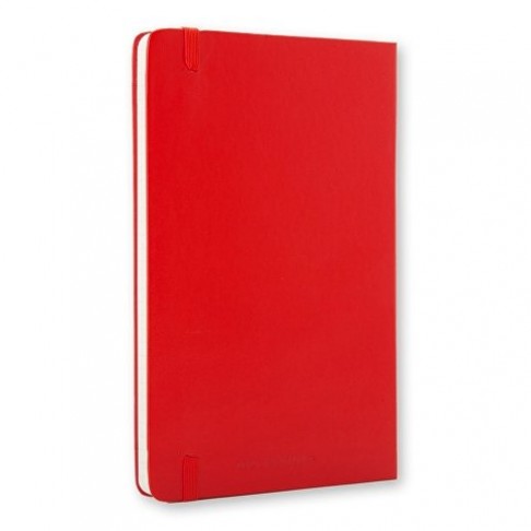 Записная книжка Moleskine Classic (в линейку) в твердой обложке, Pocket (9x14см), красный