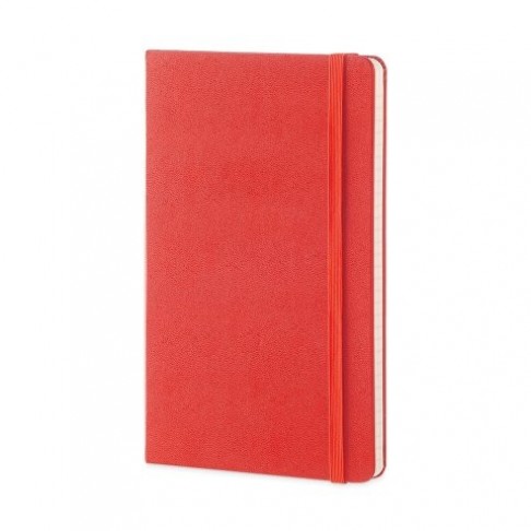Записная книжка Moleskine Classic (в линейку) в твердой обложке, Large (13х21см), красный