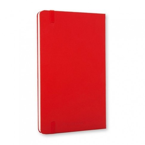 Записная книжка Moleskine Classic (нелинованный) в твердой обложке, Large (13х21см), красный