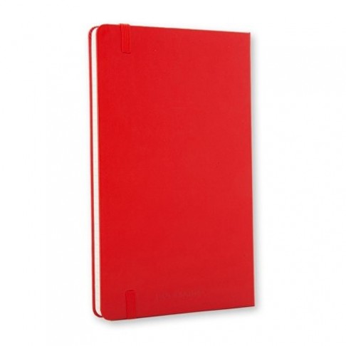 Записная книжка Moleskine Classic (в клетку) в твердой обложке, Large (13х21см), красный