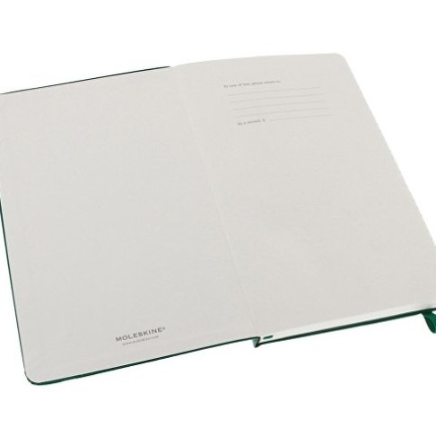 Записная книжка Moleskine Classic (в линейку) в твердой обложке, Large (13х21см), зеленый