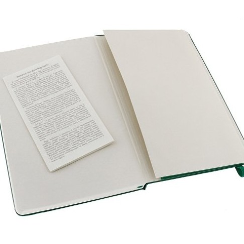 Записная книжка Moleskine Classic (в линейку) в твердой обложке, Large (13х21см), зеленый