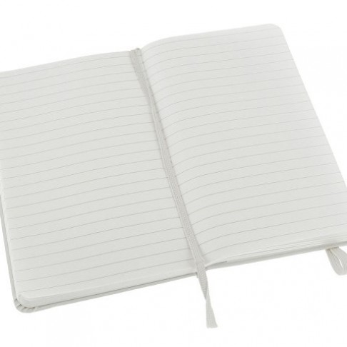 Записная книжка Moleskine Classic (в линейку) в твердой обложке, Pocket (9x14см), белый