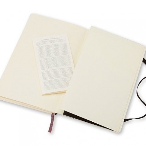 Записная книжка Moleskine Classic Soft (в линейку), Pocket (9х14 см), черный