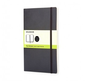 Записная книжка Moleskine Classic Soft (нелинованный), Pocket (9х14 см), черный