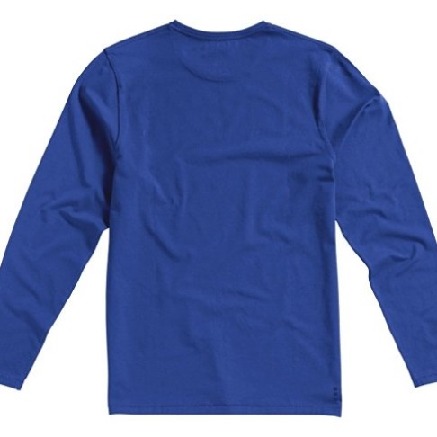 Ponoka мужская футболка из органического хлопка, длинный рукав, синий