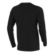 Ponoka мужская футболка из органического хлопка, длинный рукав, черный