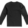 Ponoka мужская футболка из органического хлопка, длинный рукав, черный