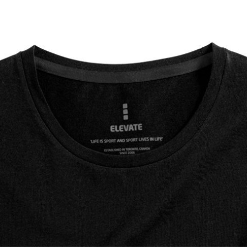 Ponoka мужская футболка из органического хлопка, длинный рукав, черный