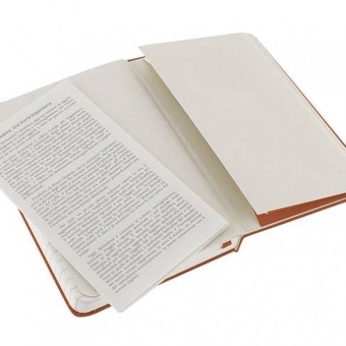 Записная книжка Moleskine Classic (в линейку) в твердой обложке, Pocket (9x14см), оранжевый коралл