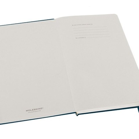 Записная книжка Moleskine Classic (в линейку) в твердой обложке, Large (13х21см), сапфир