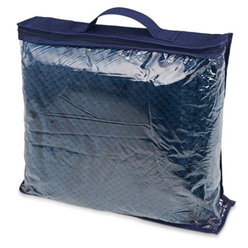 Плед «Фолд», темно-синий