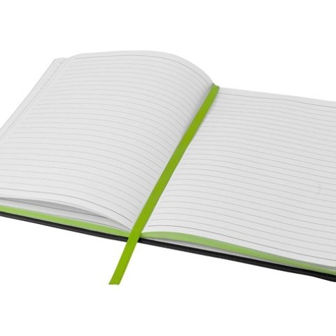 Блокнот Color edge A5, черный/лайм Блокнот Color edge A5, черный/лайм