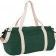 Хлопковая сумка Barrel Duffel, зеленый/бежевый