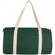 Хлопковая сумка Barrel Duffel, зеленый/бежевый