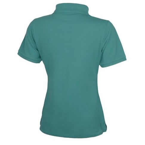 Calgary женская футболка-поло с коротким рукавом, аква