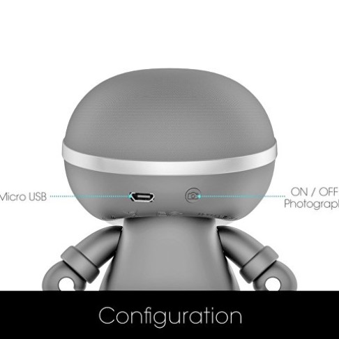 Портативный динамик Bluetooth XOOPAR mini XBOY, серый