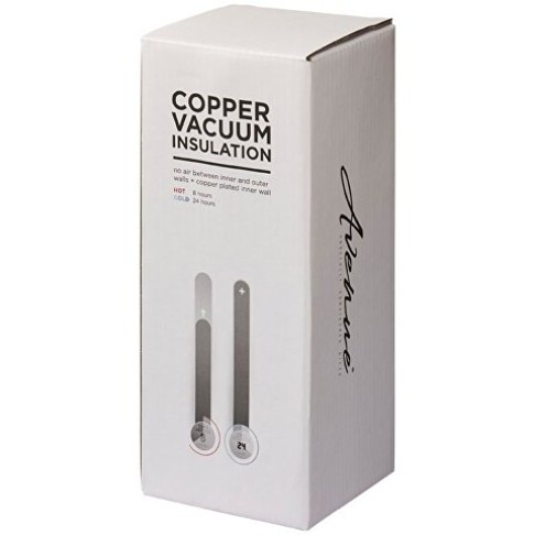 Вакуумный термос Peeta с медным покрытием, черный Вакуумный термос Peeta с медным покрытием, черный