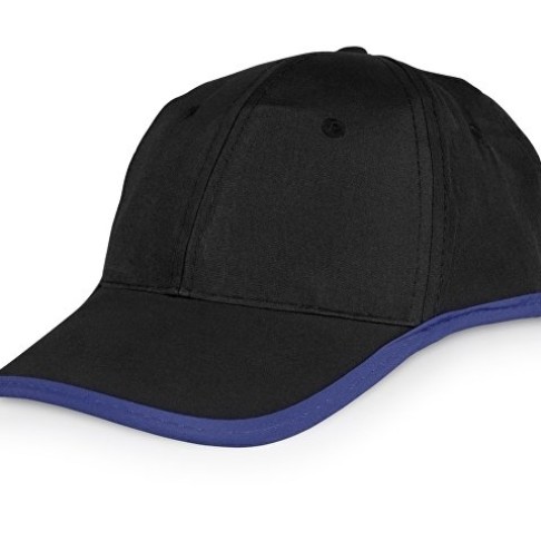 Бейсболка «Solo», черный/синий