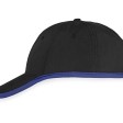 Бейсболка «Solo», черный/синий