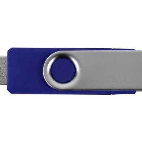 USB/micro USB-флешка 2.0 на 16 Гб «Квебек OTG», синий