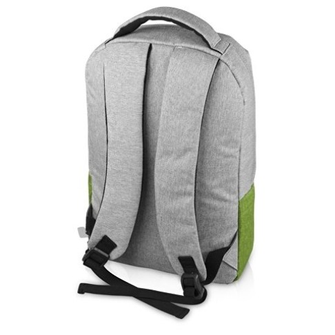 Рюкзак «Fiji» с отделением для ноутбука, серый/зеленое яблоко Рюкзак «Fiji» с отделением для ноутбука, серый/зеленое яблоко