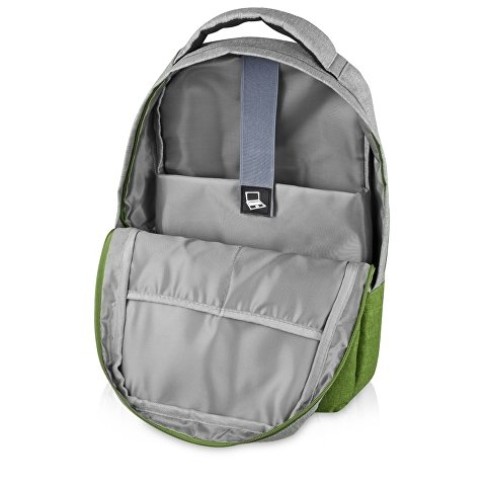 Рюкзак «Fiji» с отделением для ноутбука, серый/зеленое яблоко Рюкзак «Fiji» с отделением для ноутбука, серый/зеленое яблоко