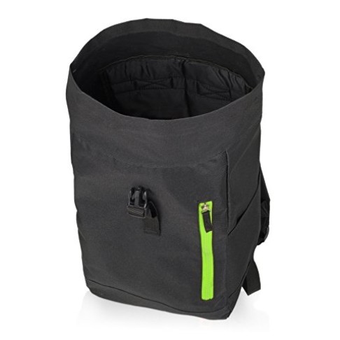 Рюкзак «Hisack», черный/зеленое яблоко