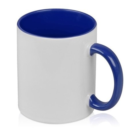 Кружка для сублимации «Sublime Color», белый/синий Кружка для сублимации «Sublime Color», белый/синий