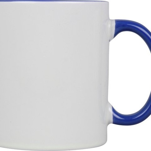 Кружка для сублимации «Sublime Color», белый/синий Кружка для сублимации «Sublime Color», белый/синий