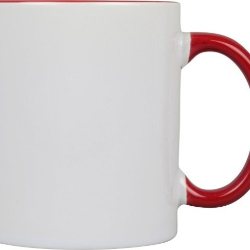 Кружка для сублимации «Sublime Color», белый/красный Кружка для сублимации «Sublime Color», белый/красный