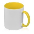 Кружка для сублимации «Sublime Color», белый/желтый