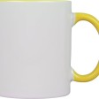 Кружка для сублимации «Sublime Color», белый/желтый