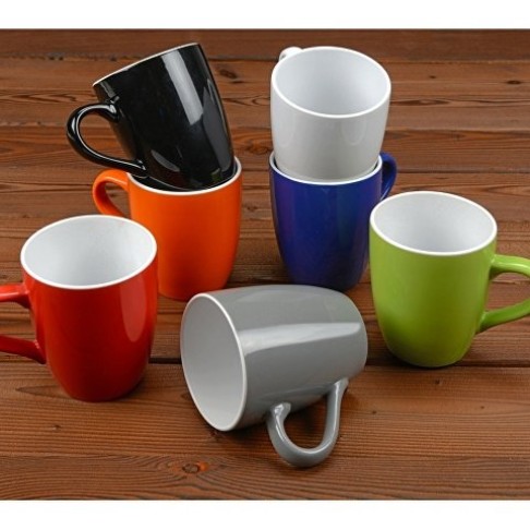 Кружка «Tulip» d8,5 х 11 см, черный