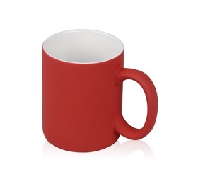 Кружка с покрытием soft-touch «Barrel of a Gum», красный