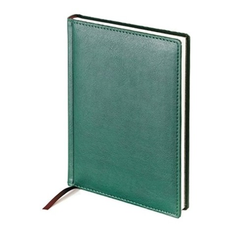 Ежедневник А5 недатированный «Leader», зеленый Ежедневник А5 недатированный «Leader», зеленый